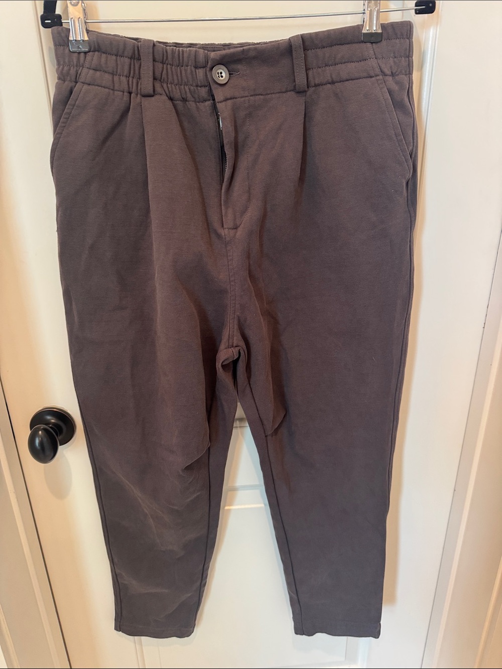 YoungLA Men's Casual Stretch Joggers - Charcoal